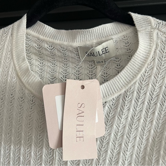 Say Lee Destiny Knit Maxi Dress in Ivory Size US 4 NEW! New with tags! - Picture 8 of 14